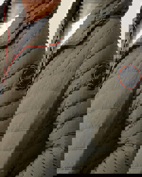 Napapijri A-Lapaz Mens Hooded Puffer Jacket - Tea Leaf G0A