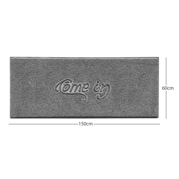 Nicoman "Come In" Grey Spaghetti Door Mat