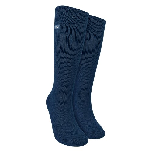 THMO Mens Extra Long Thermal Socks Brushed Warm Winter Boot Socks Cosy - 6-11 UK - Navy