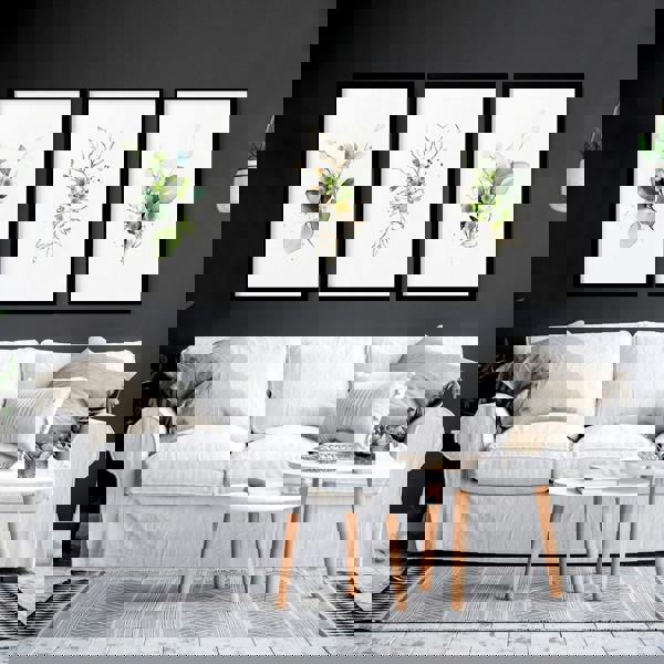 Botanical art print | set of 3 wall art prints