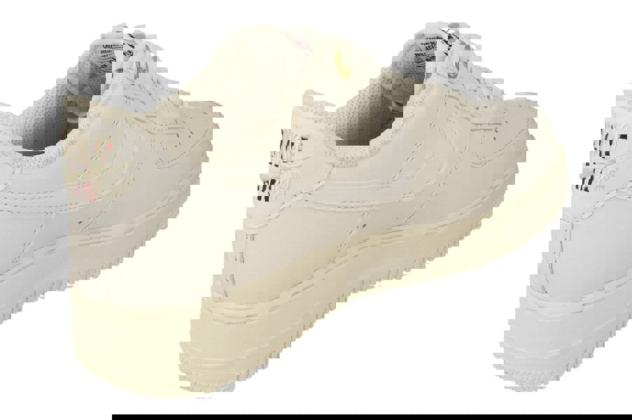 Nike Air Force 1 07 PRM Mens Trainers Dq7664  100 - White Sail Team Red 100 - Photo 2