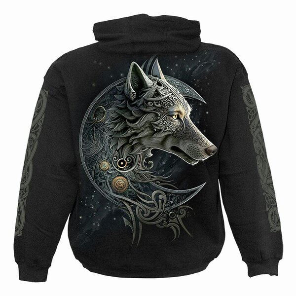 Spiral - CELTIC WOLF - Hoody Black
