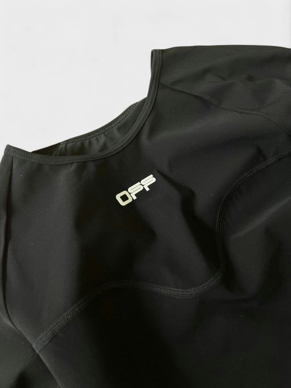 Off-White Logo Print Performance Top Black - Womens