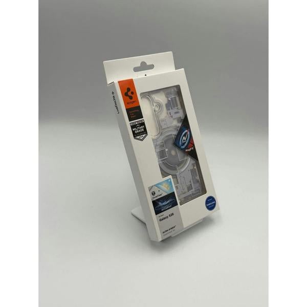Spigen Ultra Hybrid Mag Case with MagFit for Samsung Galaxy S26 6.3" Zero One White - ACS10737