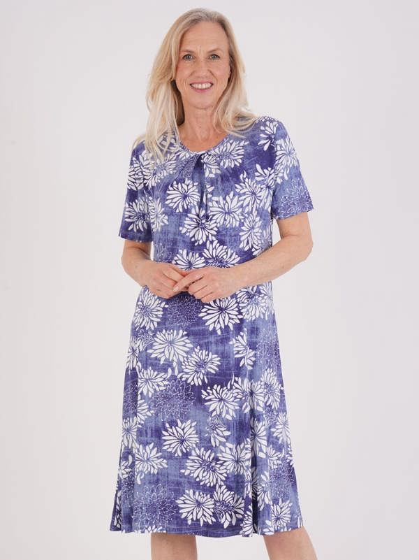 TIGI Batik Floral Print Dress