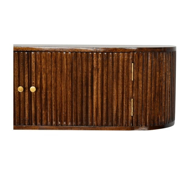 Artisan Furniture Solid Wood Chunky Chestnut Wall Mounted Console