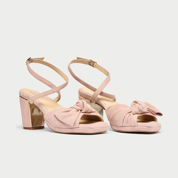 Calla Lydia Shoes - Soft Rose Suede