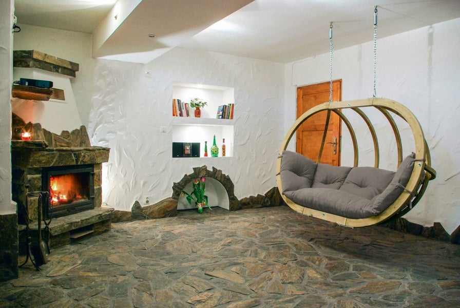 Amazonas Globo Royal Double Hanging Egg Chair - Taupe