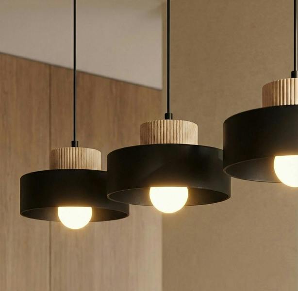 Emibig KIVI Pendant Lamp 3 x E27 Black