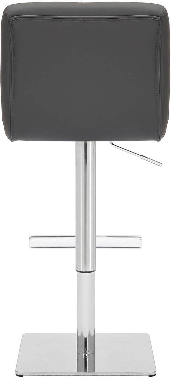 Lamboro Allegro Deluxe Kitchen and Breakfast Bar Stool, Adjustable Swivel Gas Lift, Charcoal Grey