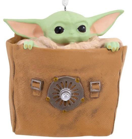 Star Wars: The Mandalorian - Grogu in Bag Christmas Tree Ornament