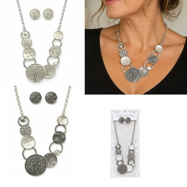 Love EMVY Tree of Life Necklace & Earrings Set