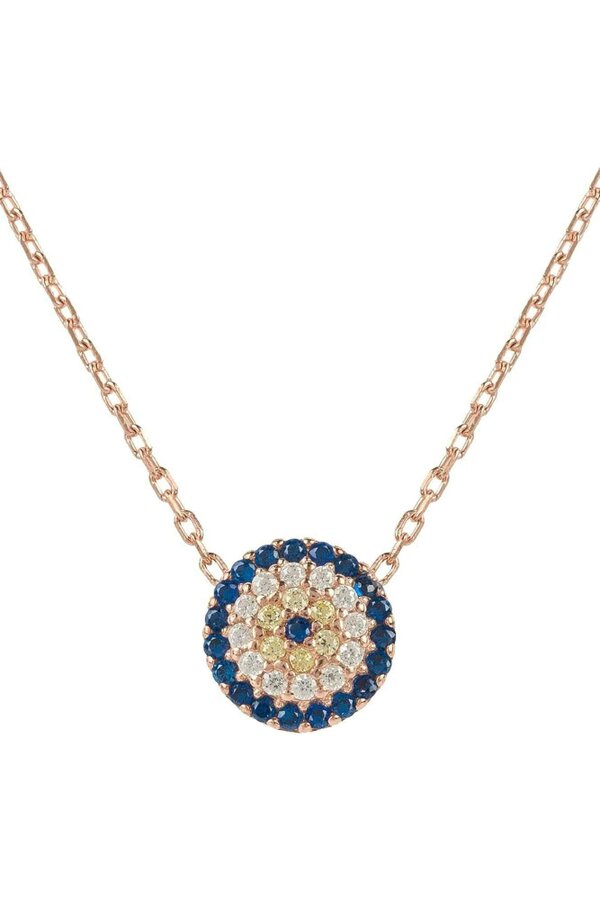 Latelita Evil Eye Necklace Rosegold