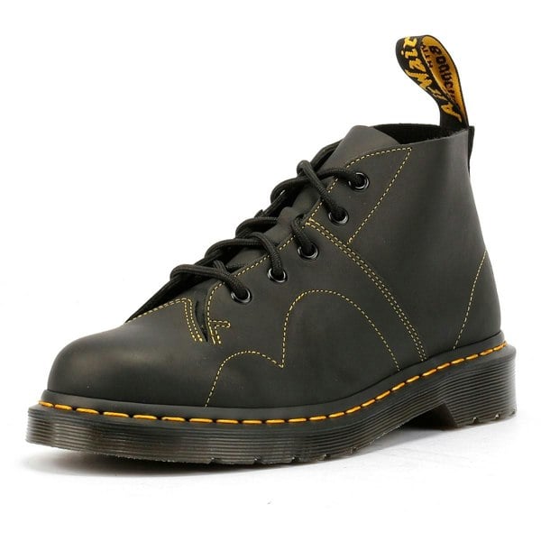 Dr. Martens Church Leather Black Boots