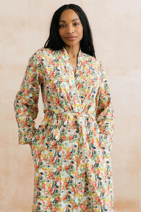 Lily & Me Mayflower Dressing Gown White
