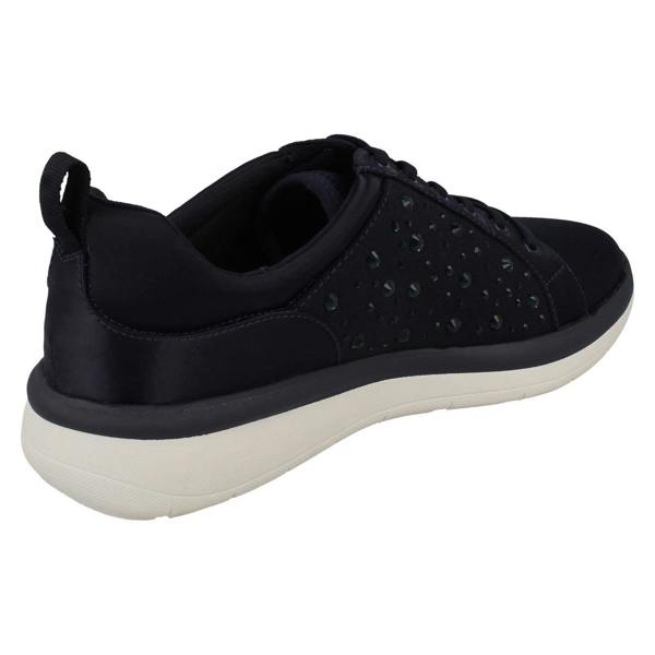 Clarks Ladies CLOUDSTEPPERS By Clarks Jewel Embellished Detailed Trainers Ezera Ave