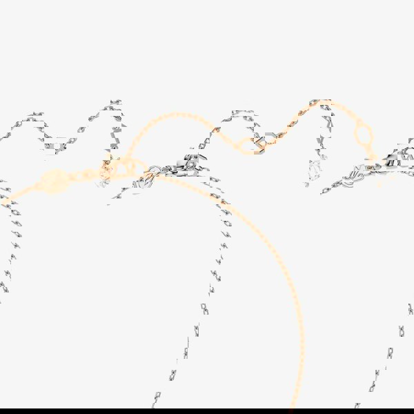 Swarovski Hyperbola Rhodium Plated Mixed Cuts Two Row Necklace 5689788