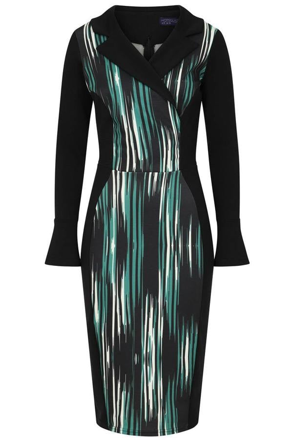 HotSquash Collar Detail Bodycon Dress