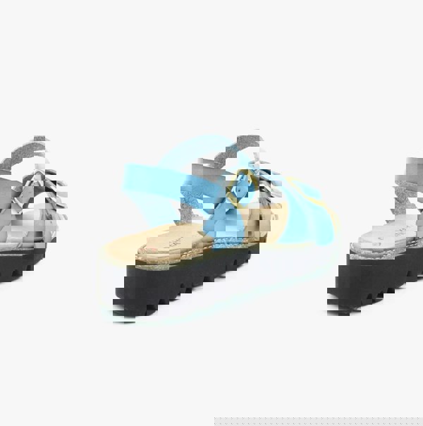 Heavenly Feet TRUDY Womens Sandals Blue