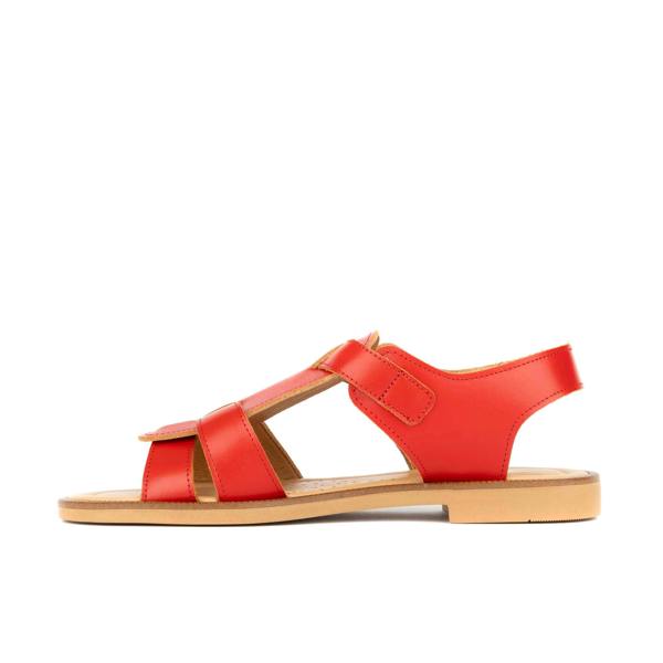 Embassy London Fiona - Red - Women's Leather Gladiator Strap Sandals