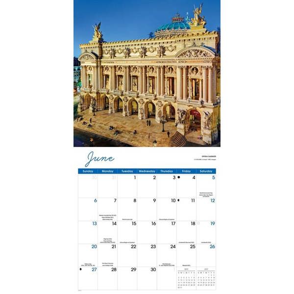 Paris Calendar 2027, Wall Calendars, Month To View, Travel, Gift