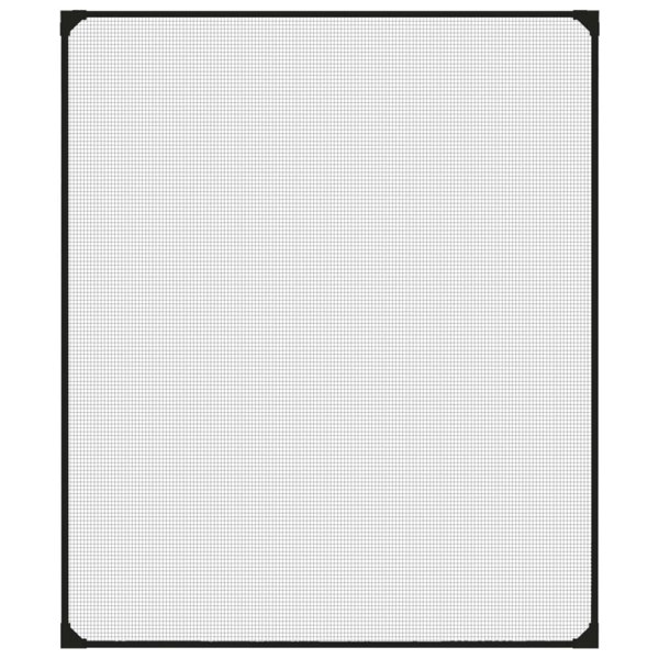 Berkfield Magnetic Insect Screen for Windows Anthracite 100x120 cm