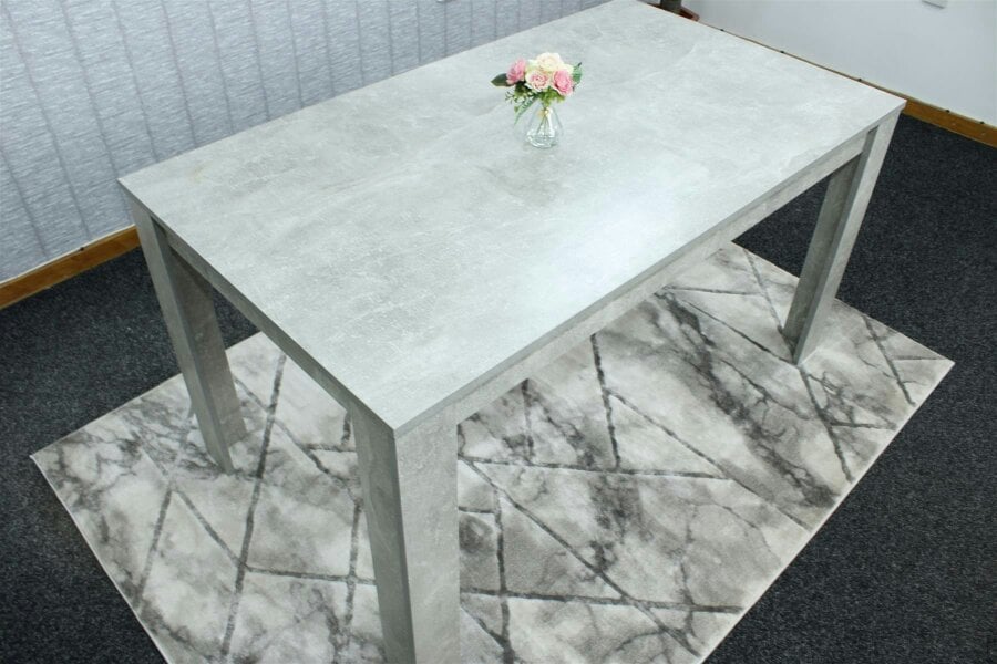 Kosy Koala Wooden Dinning Table In Stone Grey Effect