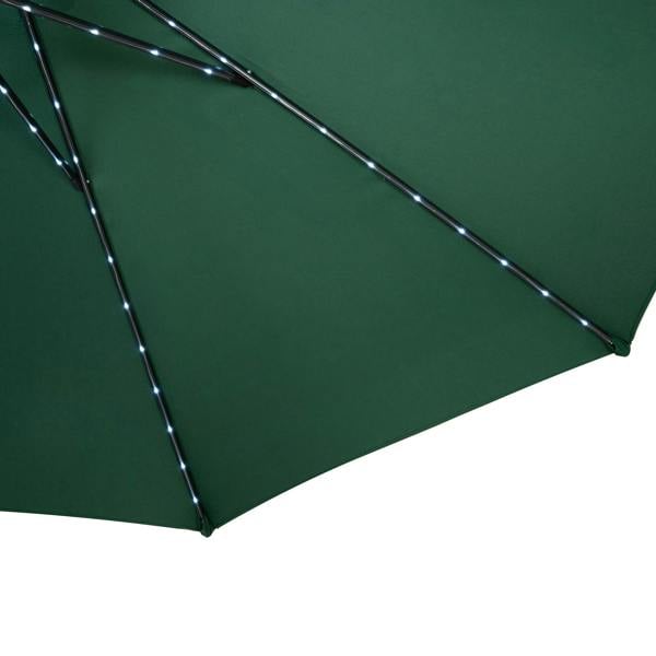 Jardi LED Tilt Parasol 2.7m – Green