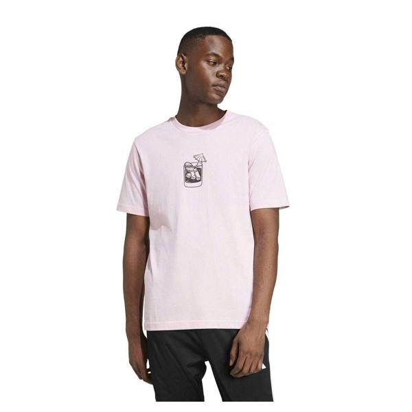 Adidas Mens Cocktail T-Shirt - Pink - 