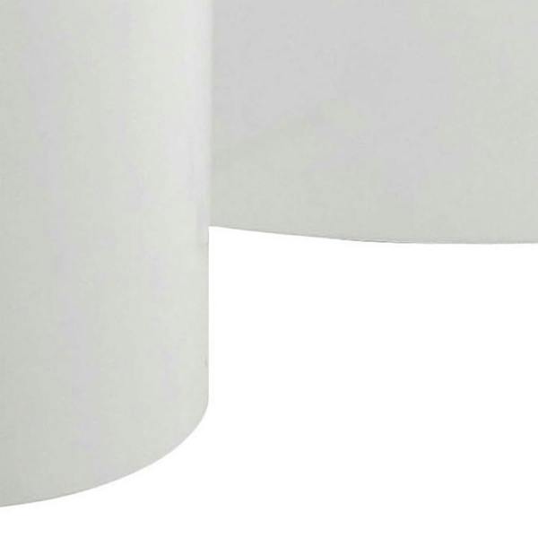 Wyld Haus Sendai Gloss White Oval Coffee Table Set
