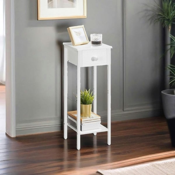 Rafaelo Mobilia Set of 2 Tall Bedside Tables