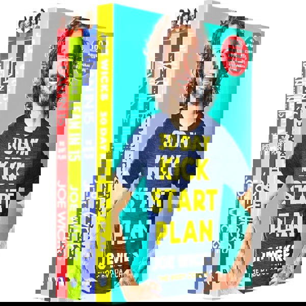 Joe Wicks Collection 4 Books Set (30 Day Kick Start Plan, The Shape Plan, Veggie Lean in 15, The Shift Plan)