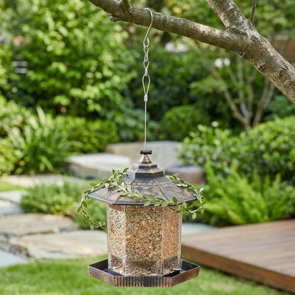 Garden Greatness Gazebo Style Wild Bird Seed Feeder