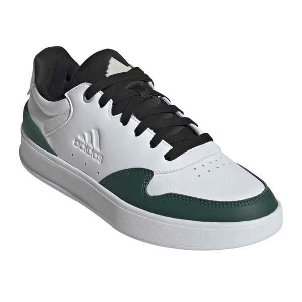 Adidas Mens Kantana Leather Trainers - White/College Green - 