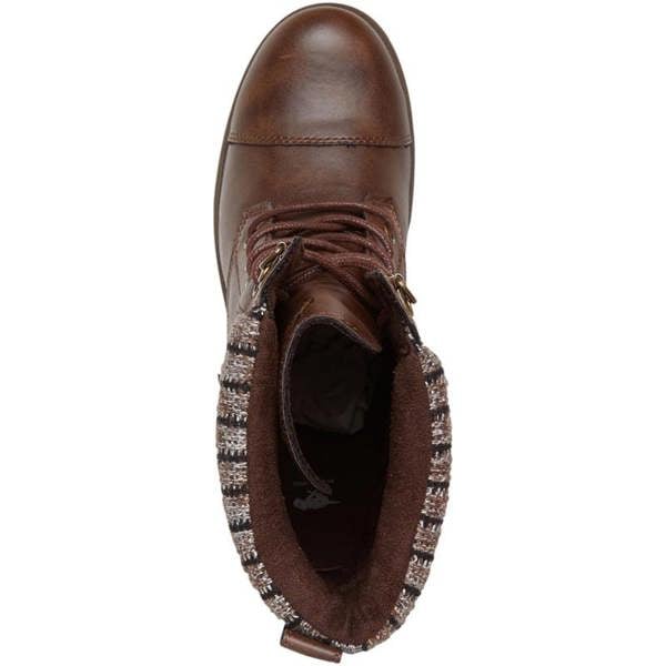 Rocket Dog Billie Womens Ankle Buckle Lace Up Military Boots