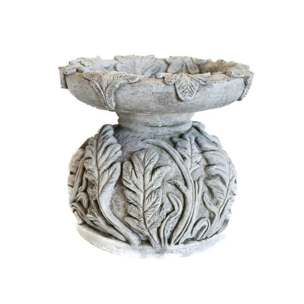 Woodland Design Stone cast Bird Bath Bird feeder
