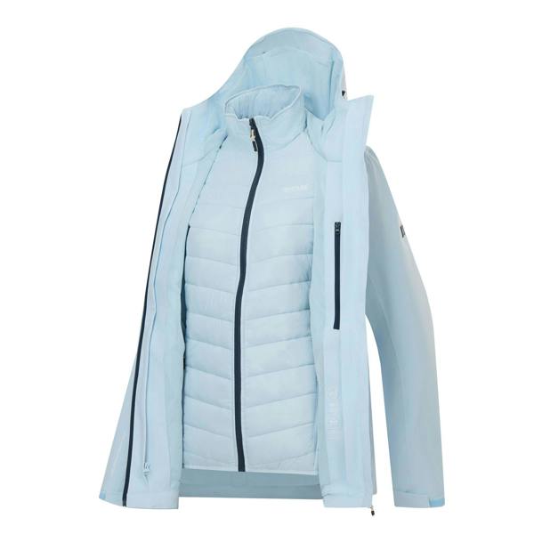 Regatta Womens/Ladies Wentwood 3 in 1 Jacket - Skyway - 