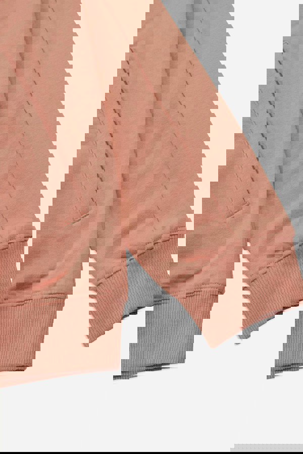 ENORSIA Raglan Sleeve Chest Print Hoodie