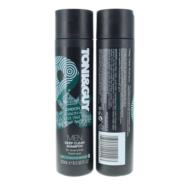 TONI&GUY Toni & Guy Deep Clean Shampoo 250ml for Him - For Everyday Freshness