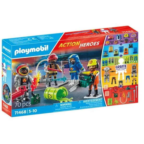 Playmobil My Figures: Fire Rescue - 71468 Playset