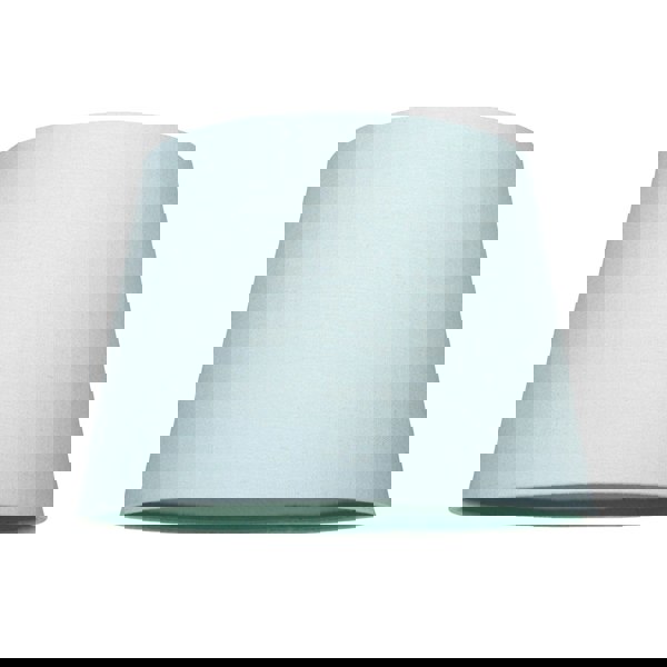 Traditional 8 Inch Duck Egg Linen Drum Table/Pendant Lamp Shade 40w Maximum Image 3