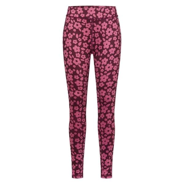 Regatta Childrens/Kids Barlia Floral All-Over Print Leggings - Fig Violet - 