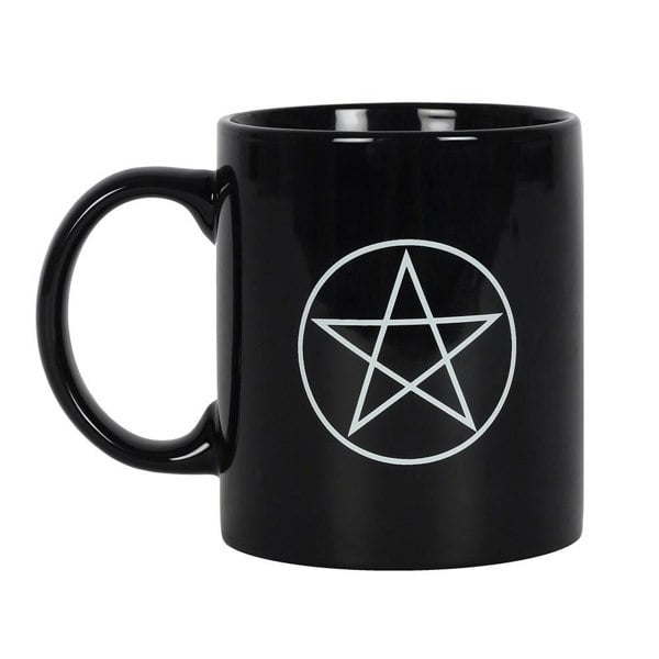 Something Different Pentagram Mug - Black