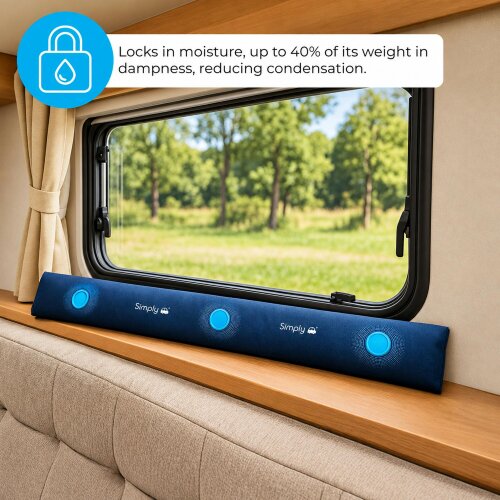 Simply 2kg Dehumidifier Reusable Moisture Absorber for Caravan Motorhome Campervan