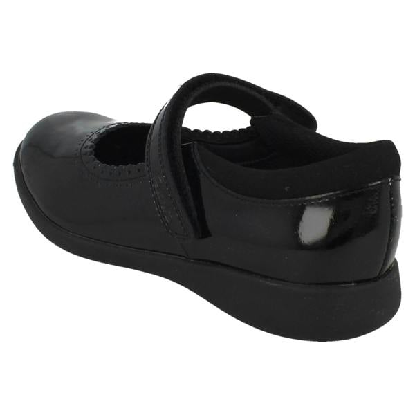 Clarks Girls Clarks Scalloped Edge Mary Jane School Shoes Etch Pure K