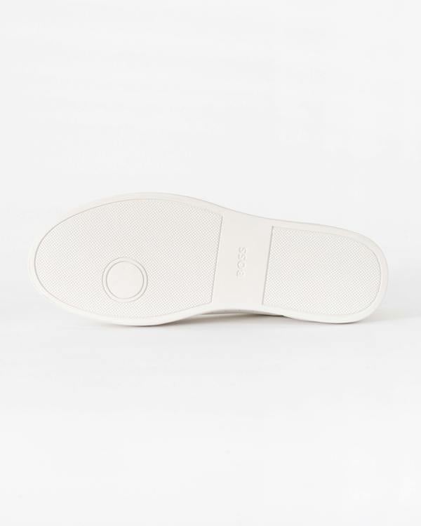 BOSS Orange Kieran Tenn Lwvpu Mens Trainers - White 100