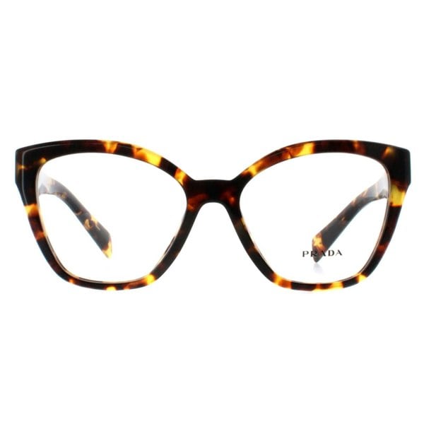 Prada Eyeglasses PR20ZV 14L1O1 Honey Tortoise Women