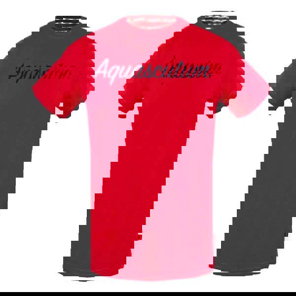 Aquascutum Mens Signature Logo T-Shirt - Red