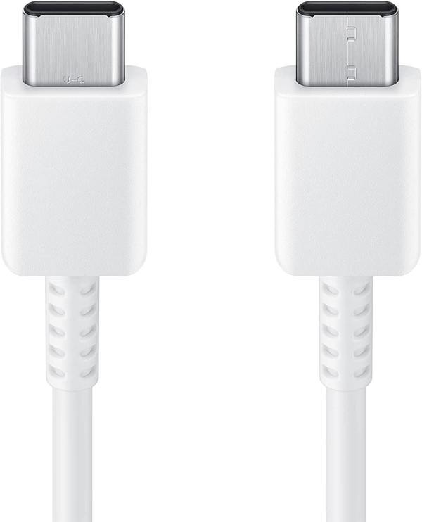 Samsung 1.8M 60W USB C to C Charging Cable White - EP-DX310JWEGEU