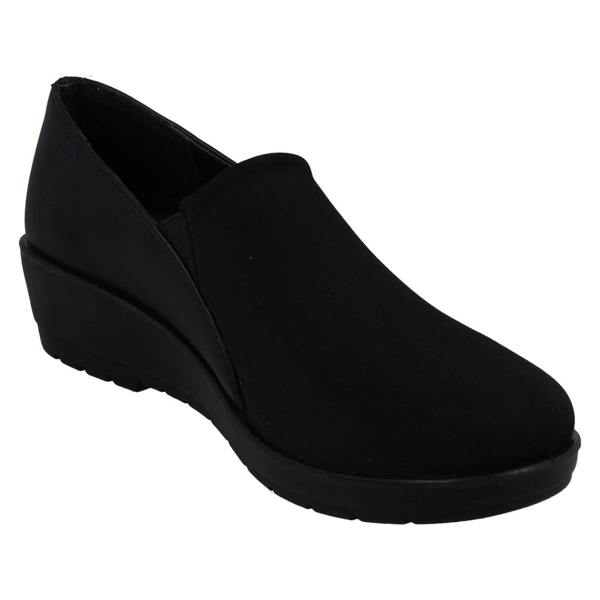 Eaze Ladies Eaze Mid Wedge Casual Shoes F90065